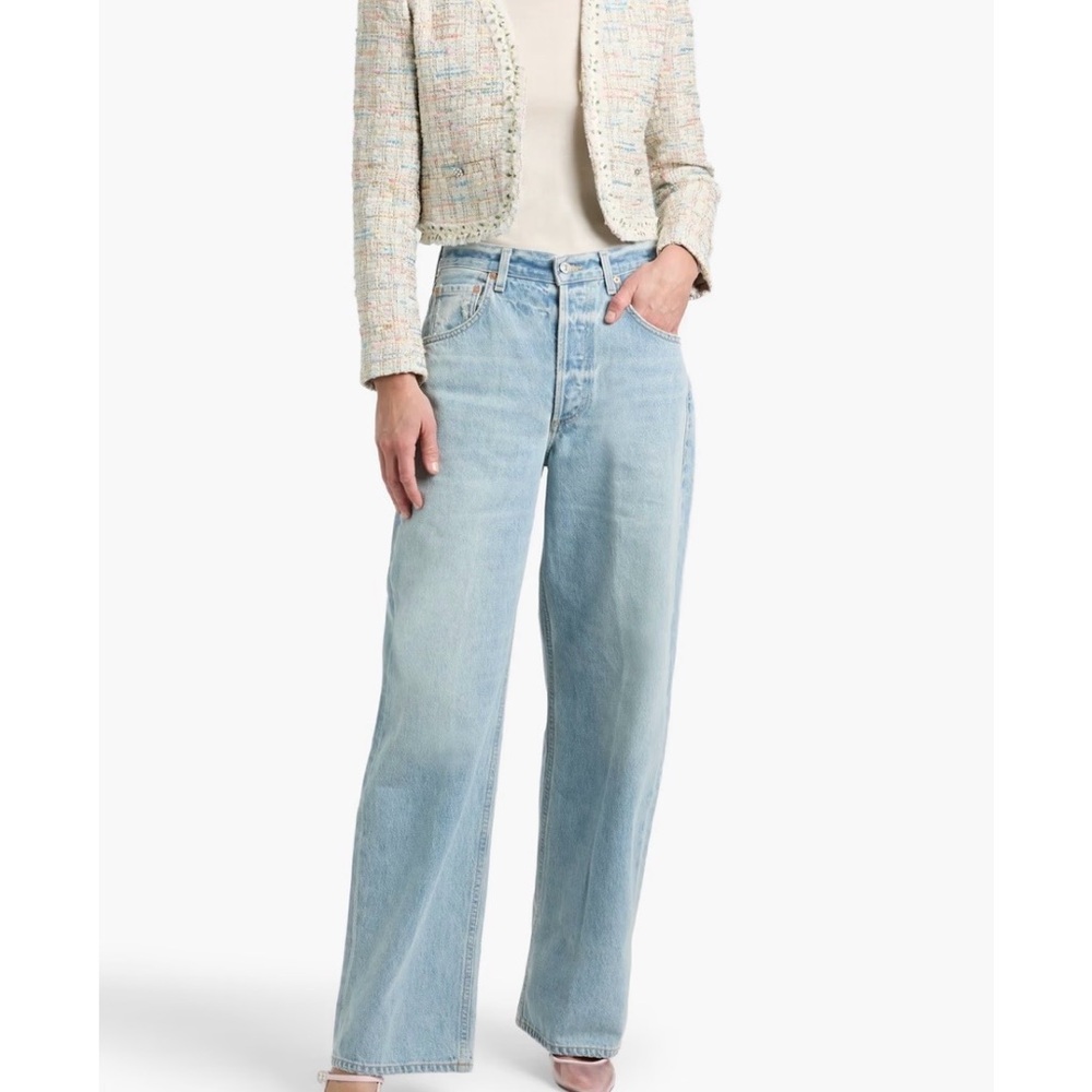 Alice + Olivia Cream and Pink Tweed Blazer - Picture 2 of 6